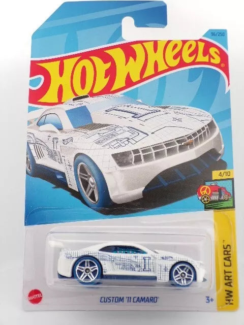 Hot Wheels 2023 #036/250 Custom '11 Camaro, white