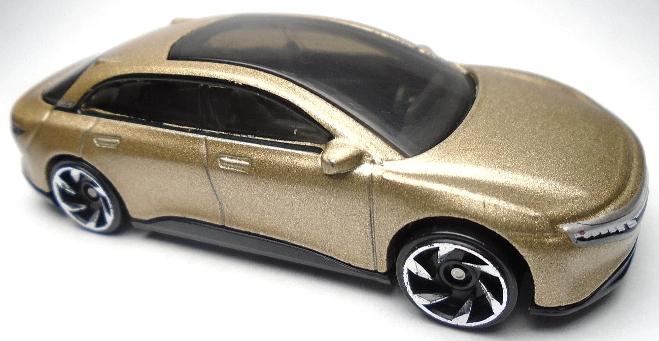 Hot Wheels 2023 #097/250 Lucid Air, NEW/LOOSE, gold