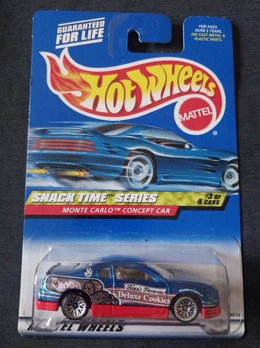 Hot Wheels 2000 Snack Time Series #3/4 Monte Carlo Concept Car, blue