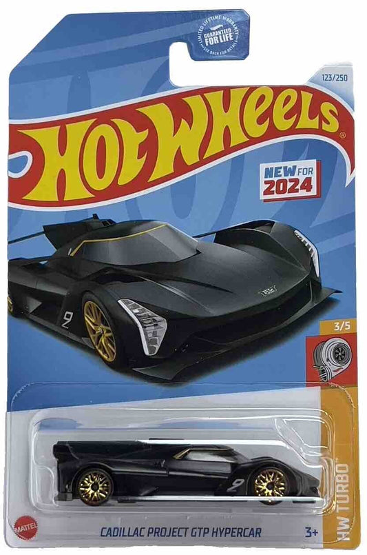 Hot Wheels 2024 #123/250 Cadillac Project GTP Hypercar, black