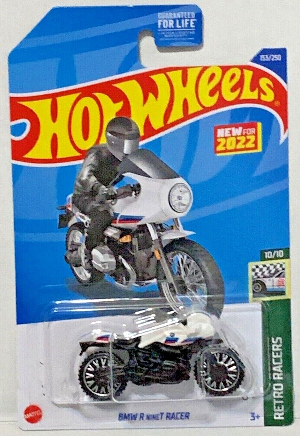 Hot Wheels 2022 #153/250 BMW R nineT Racer, multiple color options