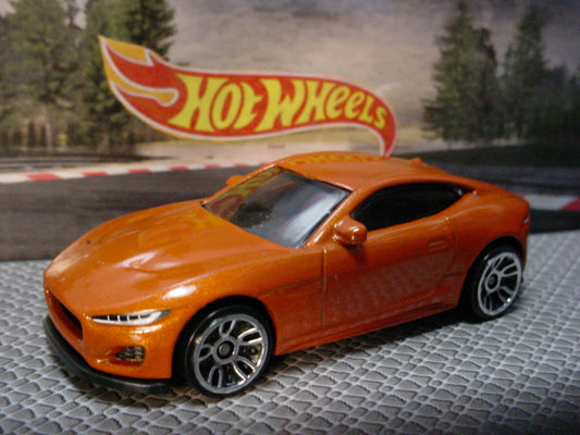 Hot Wheels 2024 Euro Themed 6-pack Exclusive 2020 Jaguar F-Type, burnt orange