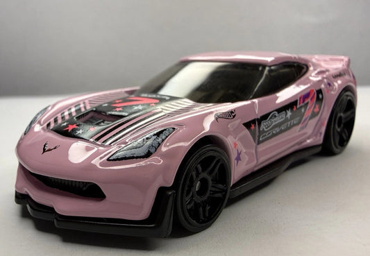 Hot Wheels 2026 #113/250 Corvette C7 Z06, NEW/LOOSE, pink