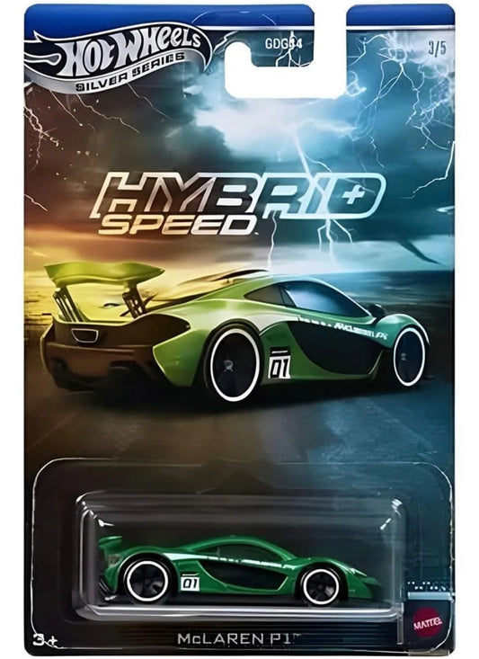 Hot Wheels 2025 Hybrid Speed 3/5 McLaren P1, green