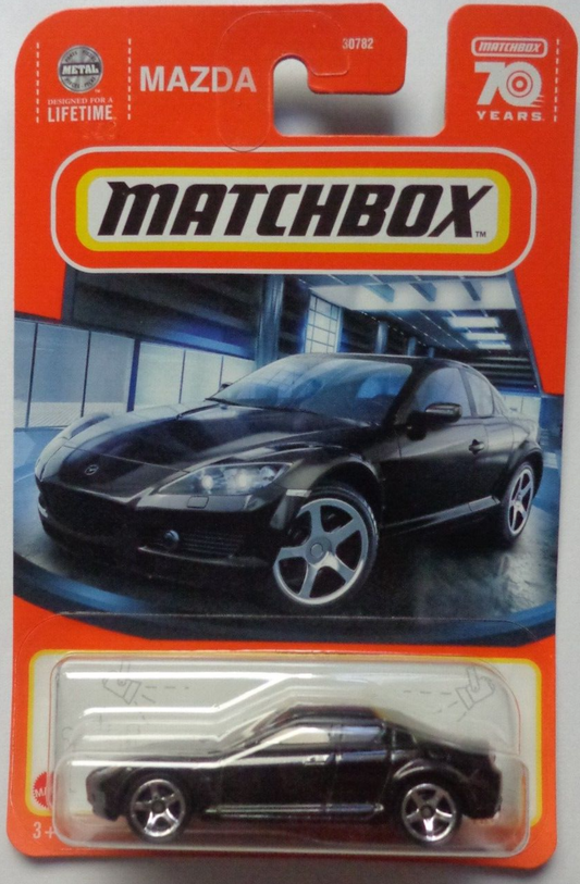 Matchbox 2023 #049/100 2004 Mazda RX-8, black