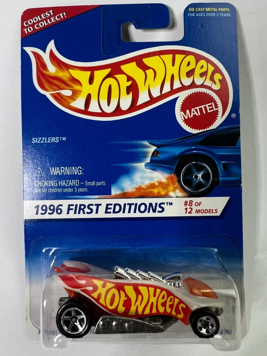 Hot Wheels 1996 First Editions #8/12 Sizzlers, white