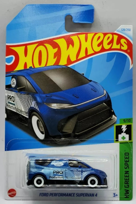 Hot Wheels 2024 #128/250 Ford Performance Supervan 4, blue