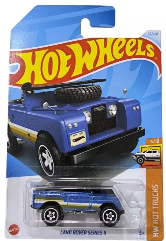 Hot Wheels 2024 #092/250 Land Rover Series II, blue