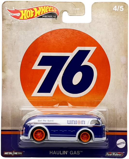 Hot Wheels Premium 2023 Vintage Oil 4/5 Haulin' Gas, Union 76 livery