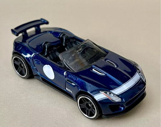 Hot Wheels Multipack Exclusive, '15 Jaguar F-Type Project 7, NEW/LOOSE, dark blue