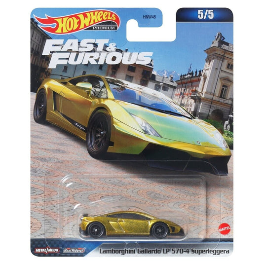 Hot Wheels Premium 2023 Fast & Furious 5/5 Lamborghini Gallardo LP 570-4