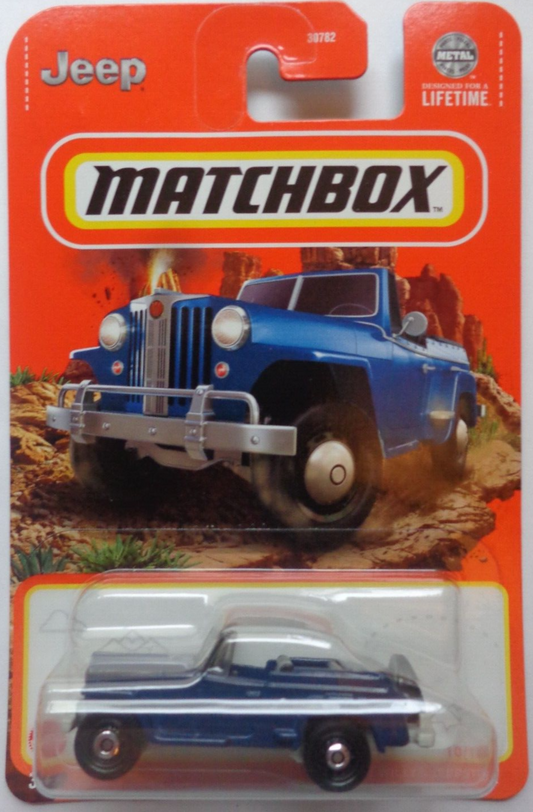 Matchbox 2024 #010/100 1948 Willys Jeepster, blue