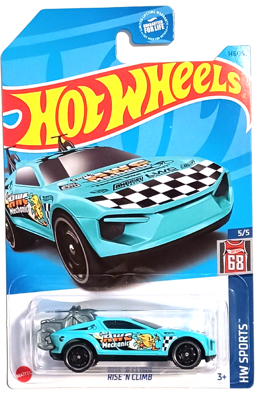 Hot Wheels 2023 #146/250 Rise 'N Climb, TREASURE HUNT, baby blue