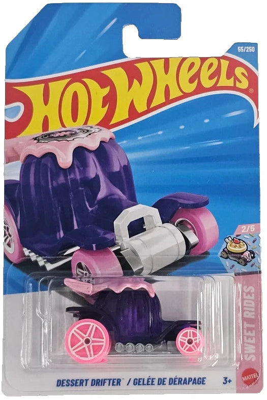 Hot Wheels 2026 #055/250 Dessert Drifter, transparent purple