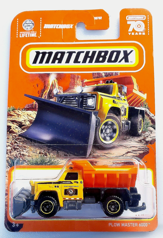 Matchbox 2023 #064/100 Plow Master 6000, yellow