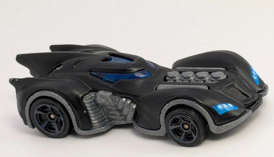 Hot Wheels 2015 #064/250, Arkham Asylum Batmobile, NEW/LOOSE, matte black