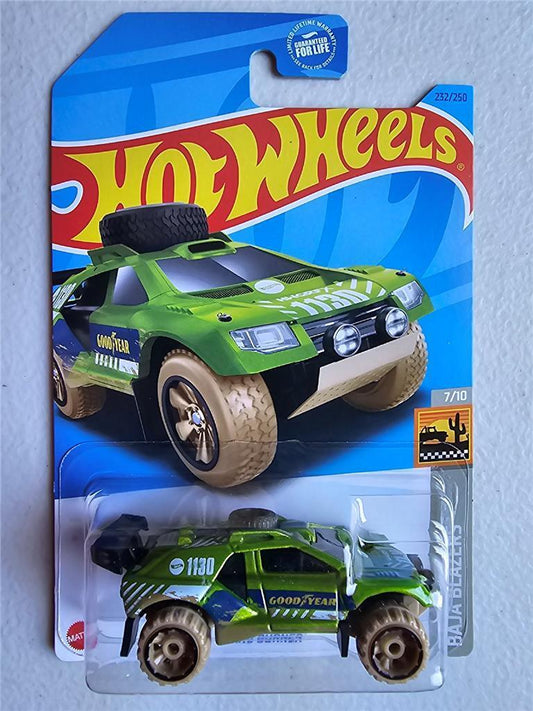 Hot Wheels 2023 #232/250 Sand Burner, metallic light green