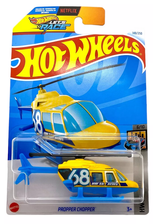 Hot Wheels 2024 #148/250 Propper Chopper, yellow