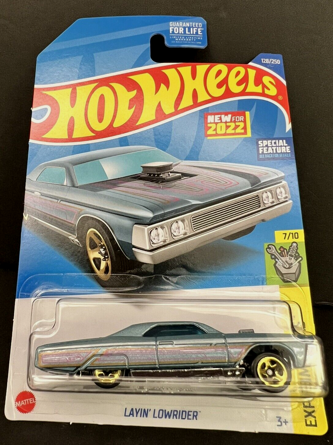 Hot Wheels 2022 #128/250 Layin' Lowrider, multiple color options