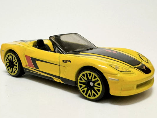 Hot Wheels 2024 #040/250 Corvette C6 Convertible, NEW/LOOSE, yellow