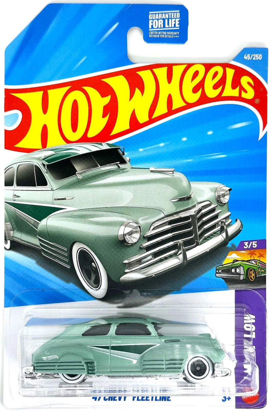 Hot Wheels 2026 #045/250 '47 Chevy Fleetline, seafoam green