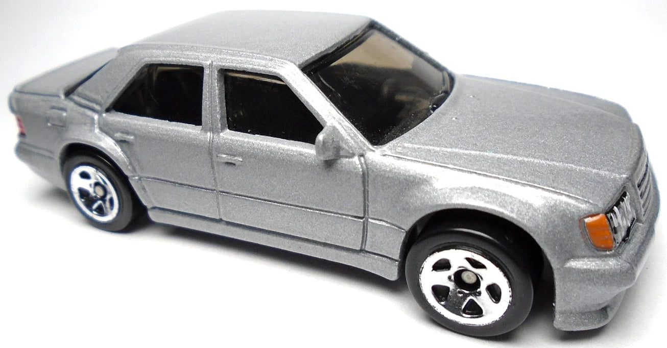 Hot Wheels 2021 #145/250 Mercedes-Benz 500 E, NEW/LOOSE, metalflake silver