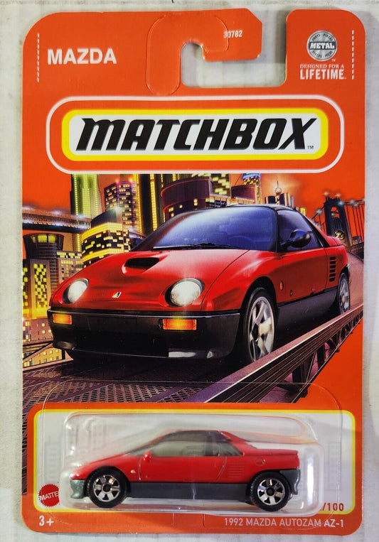 Matchbox 2024 #024/100 1992 Mazda Autozam AZ-1, red