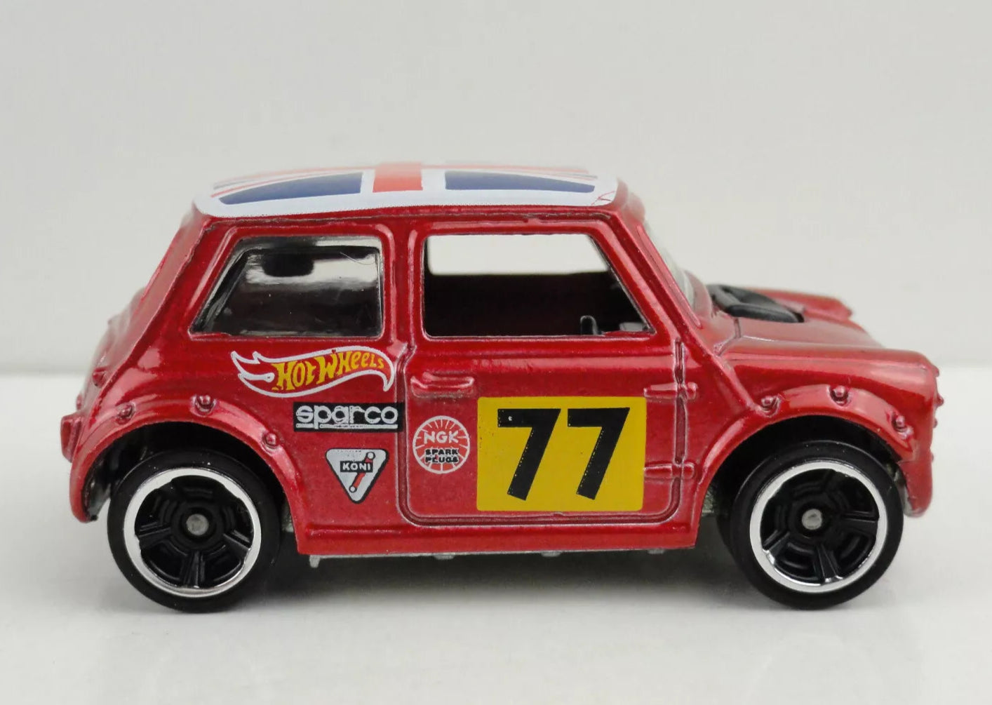 Hot Wheels 2014 #194/365 Morris Mini, NEW/LOOSE, dark red