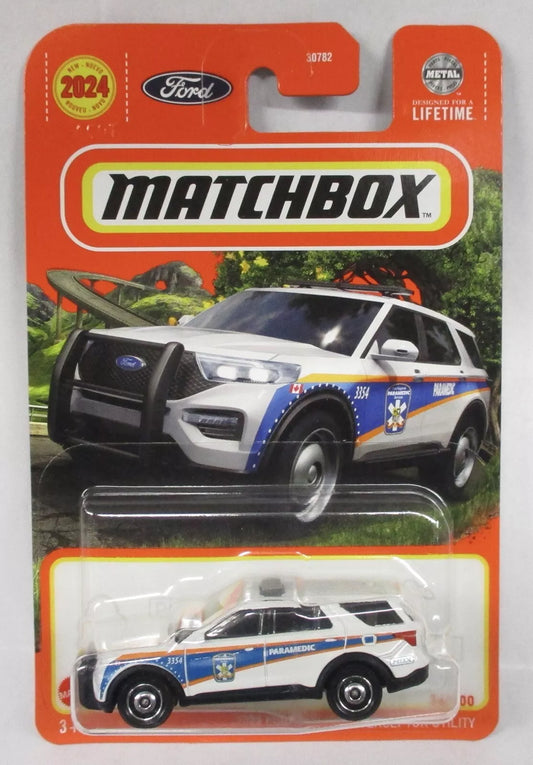 Matchbox 2024 #036/100 2023 Ford Interceptor Utility, white