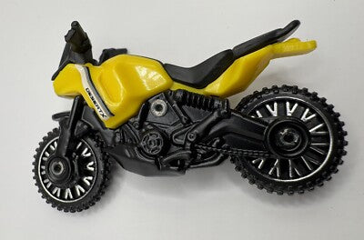 Hot Wheels 2023 #067/250 Ducati DesertX, NEW/LOOSE, yellow