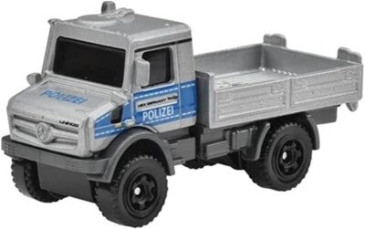 Matchbox 2023 Moving Parts, Mercedes-Benz Unimog U5023, NEW/LOOSE, metalflake grey