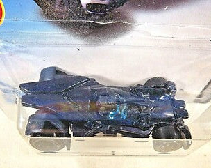 Hot Wheels 2018 #211/365, Justice League Batmobile, PREOWNED/LOOSE, metallic dark blue