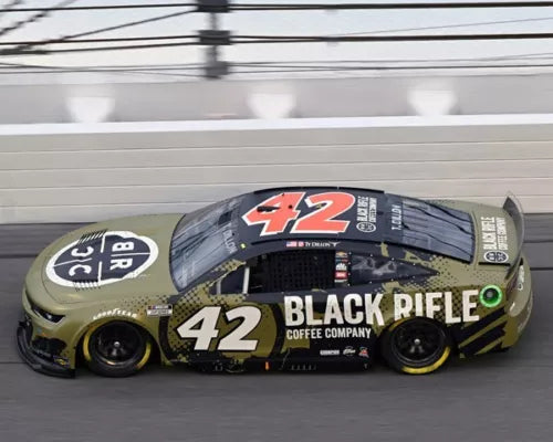 NASCAR Authentics 2022 TY DILLON #42 Black Rifle Coffee, NEW/LOOSE, black/olive green