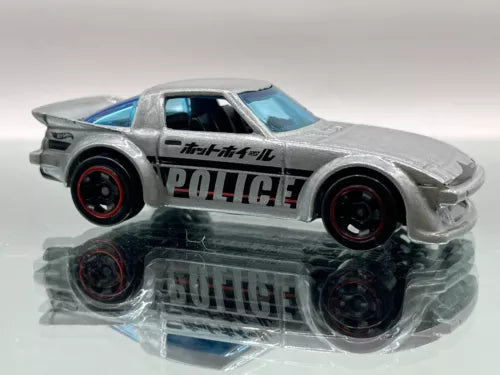 Hot Wheels 2024 #080/250 Mazda RX-7, NEW/LOOSE, grey (Dollar Tree exclusive)