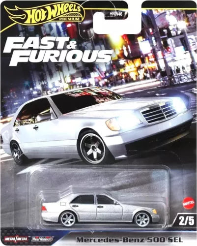 Hot Wheels Premium 2024 Fast & Furious 2/5 Mercedes-Benz 500 SEL