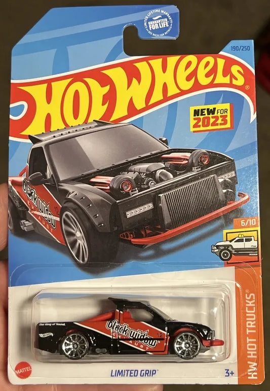 Hot Wheels 2023 #190/250 Limited Grip, black