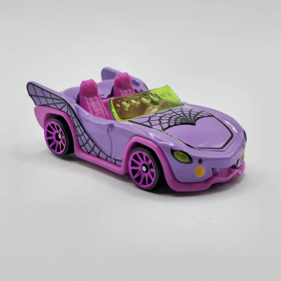 Hot Wheels 2024 #003/250 Monster High Ghoul Mobile, NEW/LOOSE, lavender