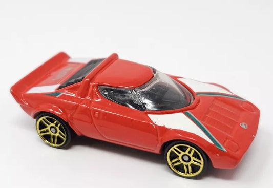 Hot Wheels 2002 First Editions #25/42 Lancia Stratos, NEW/LOOSE, red