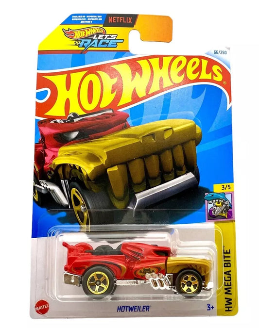 Hot Wheels 2024 #066/250 Hotweiler, red