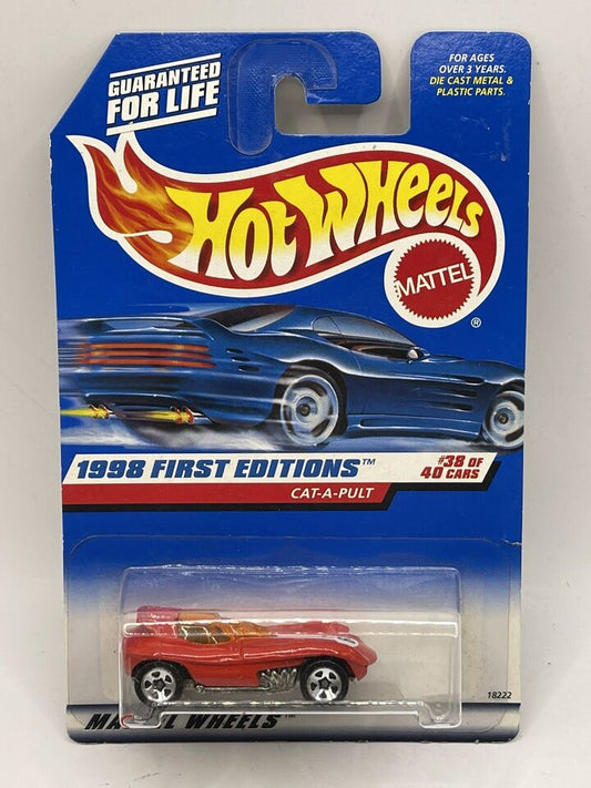Hot Wheels 1998 First Editions #38/40 Cat-a-pult, red
