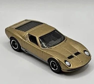Matchbox 2010 1968 Lamborghini Miura P400S, PREOWNED/LOOSE, gold