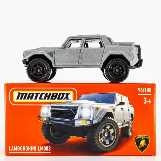 Matchbox 2024 #096/100 Lamborghini LM002, Power Grab boxed, silver