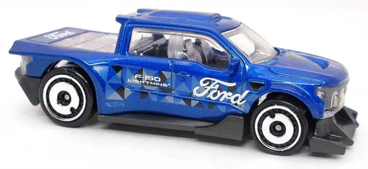 Hot Wheels 2023 #226/250 Ford F-150 Lightning Custom, NEW/LOOSE, blue