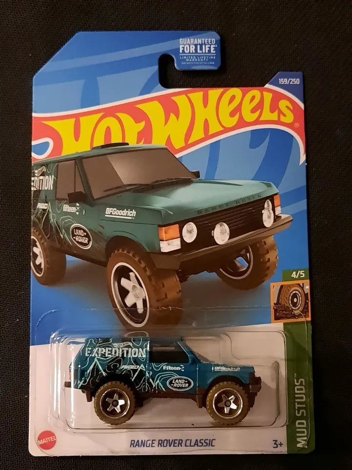 Hot Wheels 2022 #159/250 Range Rover Classic, teal