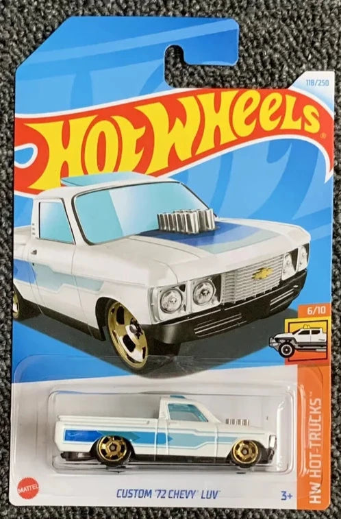 Hot Wheels 2024 #118/250 Custom '72 Chevy Luv, white