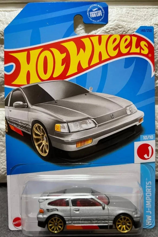 Hot Wheels 2023 #148/250 '88 Honda CR-X, metalflake matte grey