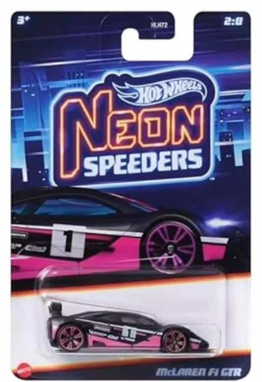 Hot Wheels 2024 Neon Speeders Mix B 2/8 McLaren F1 GTR