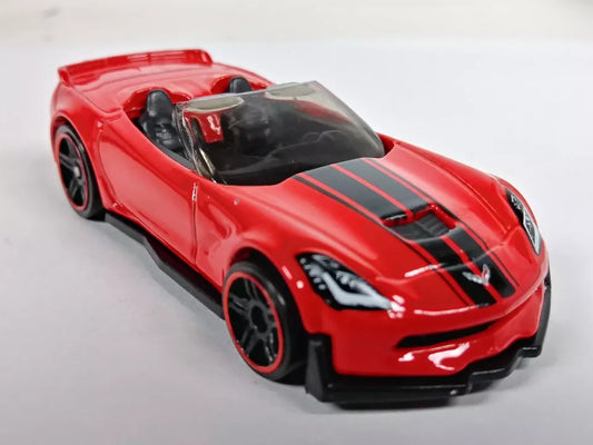 Hot Wheels 2023 #034/250 Corvette C7 Z06 Convertible, NEW/LOOSE, red