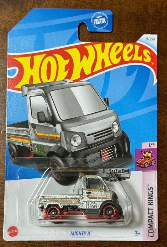 Hot Wheels 2024 #021/250 Mighty K, WALMART EXCLUSIVE, ZAMAC