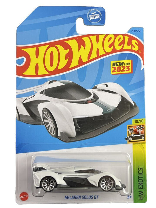 Hot Wheels 2023 #250/250 McLaren Solus GT, white